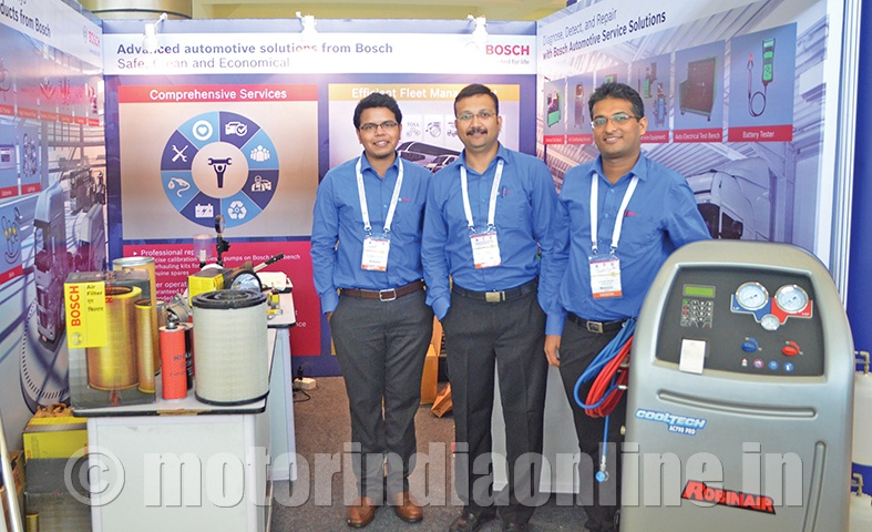 Bosch displays comprehensive range of solutions Motorindia