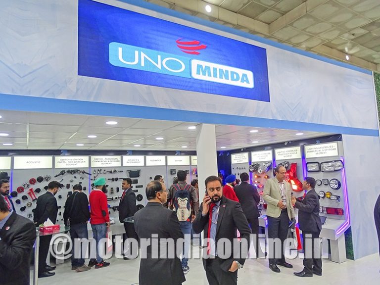 UNO Minda debuts with striking product display Motorindia