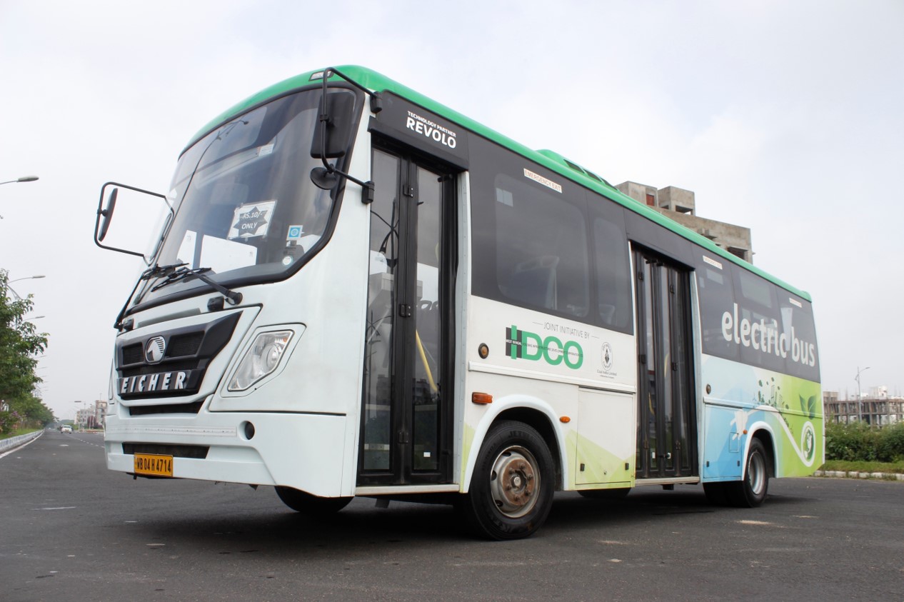 Eicher electric buses complete one year of successful operations in