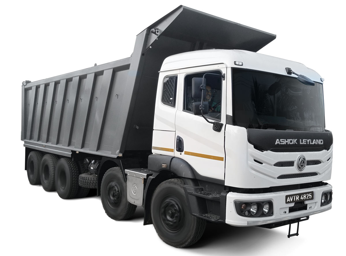 Ashok Leyland launches AVTR 4825 10×2 Tipper with Tandem dummy axle