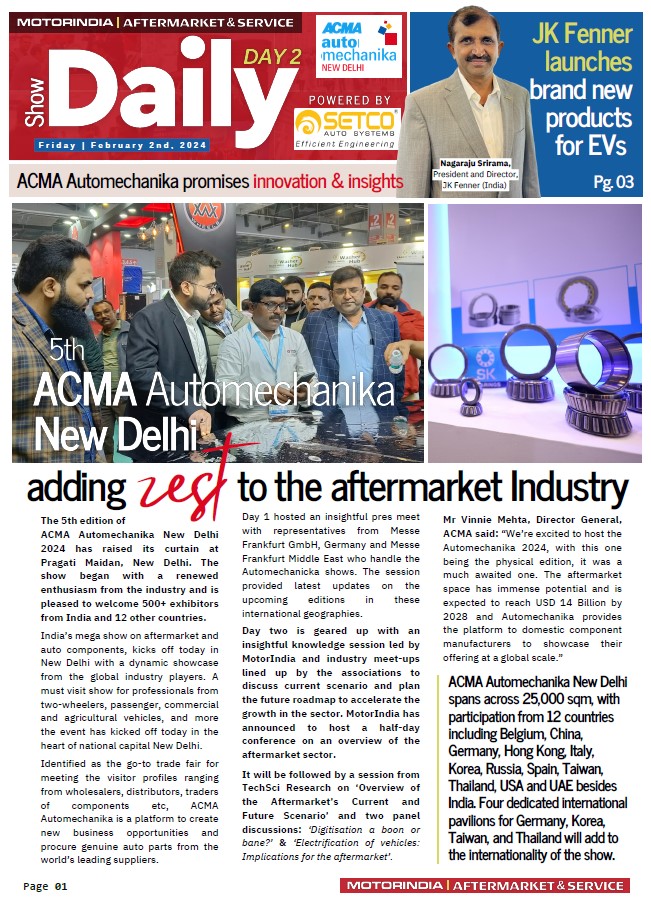 ACMA Automechanika 2024 Show Daily Motorindia